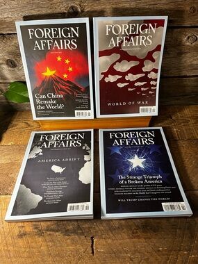 4 Issues Foreign Affairs Magazine 2024/25 - 200+ pages each